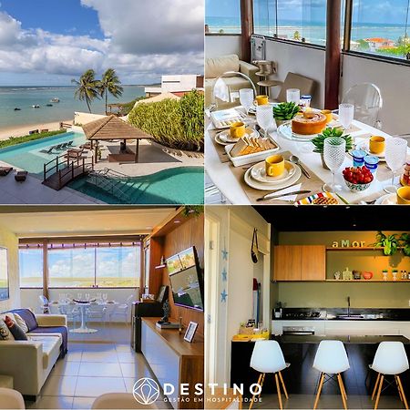 Cobertura Em Barra Bali, Exclusiva Pe Na Areia, Luxo E Vista Deslumbrante - Destino Bsm 402 Apartman Barra de São Miguel Kültér fotó