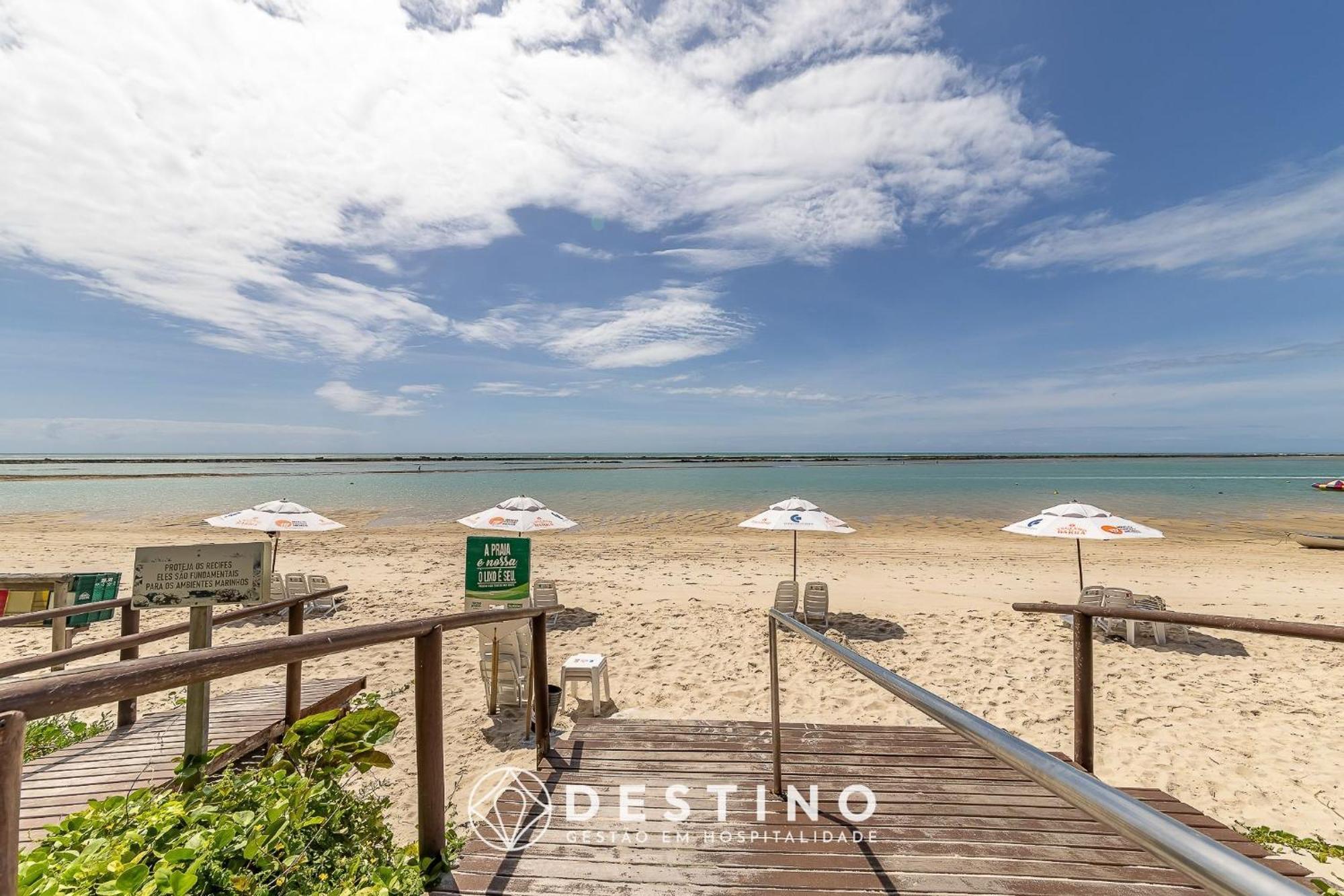 Cobertura Em Barra Bali, Exclusiva Pe Na Areia, Luxo E Vista Deslumbrante - Destino Bsm 402 Apartman Barra de São Miguel Kültér fotó