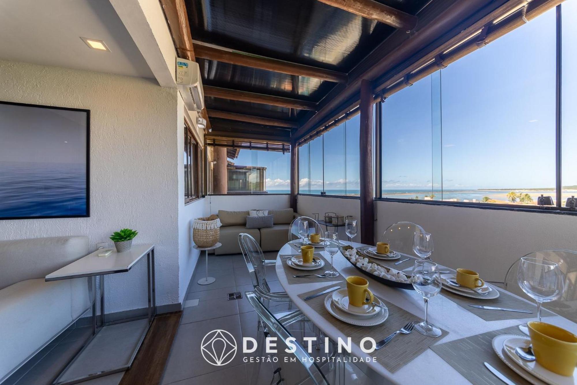 Cobertura Em Barra Bali, Exclusiva Pe Na Areia, Luxo E Vista Deslumbrante - Destino Bsm 402 Apartman Barra de São Miguel Kültér fotó